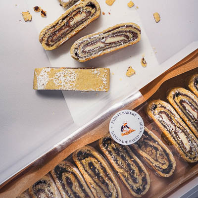 Signature Brand Story Session — Seattle brand photography package - flatlay product photography - Emily's Bakery, Maple Valley WA - Elemental Brand Photography