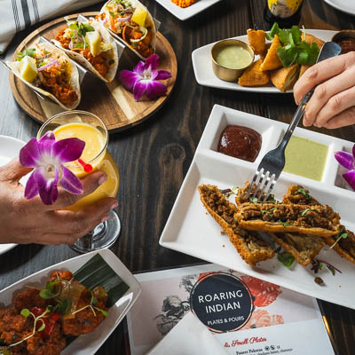 Content Library Brand Photography Session - Roaring Indian Plates and Pours - restaurant experience photo - human context - Maple Valley, WA - Elemental Brand Photography