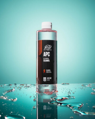 Seattle product photography for The Best Detailing Products. A clean product shot of their all-purpose cleaner - professional-grade product photography for a Pacific Northwest car care brand that brings clarity and confidence to detailing content. Seattle Product Photography - The Best Detailing Products All-Purpose Cleaner APC Product Shot - Professional Car Care Pacific Northwest - Elevated Product Photography - Elemental Brand Photography